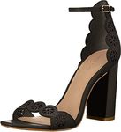 RACHEL ZOE Women's Waverly Sandal Heeled, Black, 7.5 UK