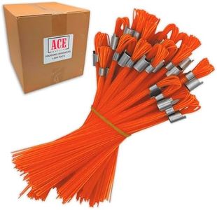 ACE Supply Orange Marking Whiskers - 1000 Pack - Durable Marking Whisker Set - Use Survey Whiskers As Survey Stakes, Construction Markers, Or Trail Markers