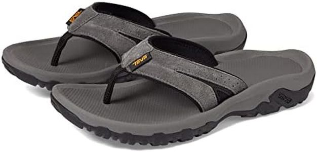 Teva Mens M Katavi 2 Thong Sport Sandal, Grey, 12