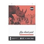 Rhino Stationery A1 Paper Flip Chart Pad | 80 Pages | Squared A1 Paper Sheets | Learning Resources | Flipchart Paper