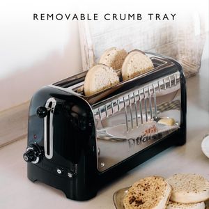 Dualit 2-Slice Long Slot Toaster – Stainless Steel