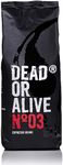 DEAD OR ALIVE COFFEE No3 - Strong Espresso Beans 500g - 100% Robusta - High Caffeine Espresso - Medium Roast Premium Blend - Low Acid Whole Beans - Ideal for Espresso Machines - Roasted in Italy