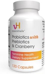 vH essentials Probiotics with Prebiotics and Cranberry Feminine Health Supplement - 120 Capsules (544-36)