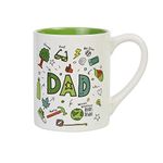 Enesco Simply Mud Dad Mug, 14 oz