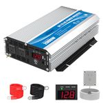 GIANDEL 2000 Watt Power Inverter 12V DC to 110V 120V AC CETL Listed Lithium Battery Compatible with Wired Remote for Starlink RVs Off Grid Solar Setup Home Emergency