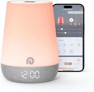 Dreamegg Baby Sound Machine - White Noise Machine & Sleep Trainer Clock for Kids, Sound Machine for Baby with Night Light, 34 Soothing Sounds, Smart Control, Routine Builder for Toddler Bedroom Gift