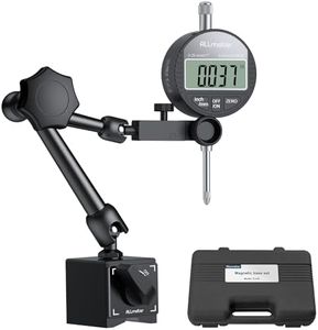 ALLmeter Digital Dial Indicator with 60kg Magnetic Base – 0-1 Inch Precision Measurement, Auto Zero, LCD Display, for Machining & Quality Control 3D Printer Lathe Workshop Woodworking
