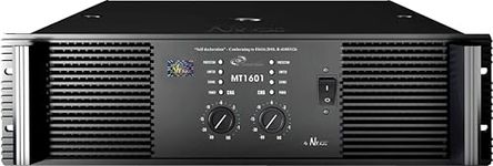 NX Audio MT-1601 Professional Power Amplifier, 2-Channel PA System, DJ and Live Sound Equipment