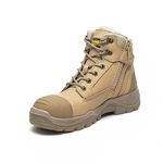 DEWALT Men's Akron Side Zip Steel Toe Safety Boot, Sand, UK9 (EU43)