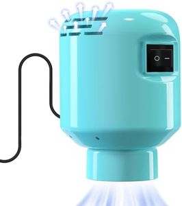 Kissleaf pompe à air électrique pour sac sous vide portable de 55W 220V Pompe à Vide à Compression électrique Rangement vêtements/Couettes/manteaux de duvet