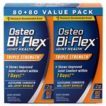 Osteo Bi-Flex Glucosamine Chondroitin MSM With Joint Shield, Twin Pack, 80 ct each