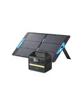 Anker 521 Solar Generator, PowerHouse 256Wh with 100W Solar Panel, Power Station with LiFePO4, AC Outlets, 60W USB-C PD Output, LED Light for Outdoor Camping, RV, Power Outage (Anker SOLIX)