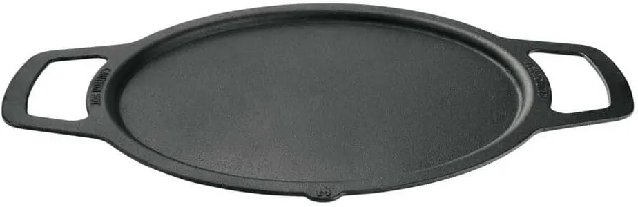 Solo Stove Ranger Cast Iron Griddle Top, Cookware for Ranger fire pit, Fireplace accessory, Cooking surface: 14.25", Weight: 12.5 lbs