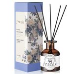 FRANIC Reed Diffuser - Floral & Sweet Berries 3.7oz(110ml) with Scented Diffuser 6 Sticks, Long Lasting Fragrance for Home & Office Decor, Aromatherapy Diffuser Oil Gift Set