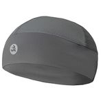 EMPIRELION Low-Profile Cooling Skull Cap Helmet Liner, Summer Sweat Wicking Cycling Beanie Hard Hat Working Cap Charcoal