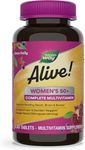 Nature’s Way Alive! Women’s 50+ Complete Multivitamin, Orchard Fruits & Garden Veggies Powder Blend, 130 Tablets