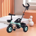 R for Rabbit Tiny Toes T20 Ace with EVA Wheels Kids/Baby Tricycle, Cycle for Kids, Tricycle for Kids for 1.5 to 5 Years, Baby Cycle with Bottle Container, Storage Basket - 6 Month Warranty (Lake Blue)