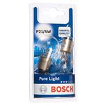 Bosch P21/5W (380) Pure Light Car Light Bulbs - 12 V 21/5 W BAY15d - 2 Bulbs