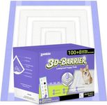 ZOMISIA 3D-Barrier Puppy Pee Pads for Dogs, 12 Cups Absorb & Rise Puffy Gel-Wall Leak-Proof, 26"x30" 100 Counts + 8 Pet Urine Test Strips, Super Absorbent Disposable Potty Training Pads