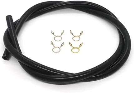 Fuel Line Hose with Clamps 91424-Z4F-801 Replacement for GX390 GX110 GX120 GX140 GX160 GX200 Engine EG2500X Generator Parts（3 Feet）