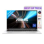 ASUS Vivobook S 15 OLED, 2.8K (2880 x 1620) 16:9,Core i9-13900H Processor 2.6 GHz,Light Laptop (16GB RAM/512GB SSD/Windows 11/Office Home/Fingerprint/75WHr Battery/Cool Silver/1.60 kg),S5504VA-MA943WS