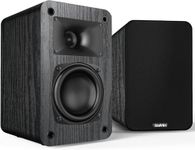 Saiyin Passive Bookshelf Speakers, 2-Way Passive Speakers, 3.5" Woofer & Silk Horn Tweeter, 60Hz Bass for Home/Office/Theater Pair (Needs Amplifier or Receiver to Operate)