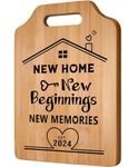 Gleevara New Home Gifts, House Warming Gifts New Home, Creative Bamboo Cutting Board Housewarming Gifts, New Home Gifts for Couple, Friends, Unique Housewarming Gift Ideas