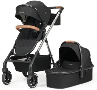 Beberoad Love RX 3-in-1 Baby Stroller with Bassinet, Toddler Stroller, Foldable Newborn Infant Stroller with Organizer, Rain Cover, Sunshade & Mosquito 2 in 1 Cover, Large Storage Basket