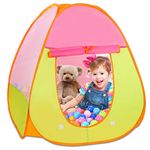 Eocusun Kids Play Tent, Pop Up Playhouse Indoor or Outdoor, Portable Baby Ball Pit with Carry Bag, Christmas Birthday Gifts for Boys Girls Toddlers (Balls not Included)