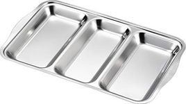 Yoshikawa 1214991 Bat, Connected, Deep Shaped, Preparation, Made in Japan, Stainless Steel, Fried Food, Tempura, Cooking, Hors D'oeuvres, Yakiniku Tray, Tray