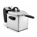 Cuisinart CDF-130 Compact Deep Fryer, 2 Quart, Stainless Steel