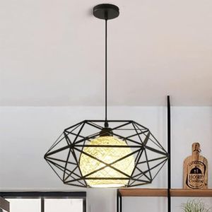 Pendant Light Fixture Chandelier - Birdcase Pendant Light for Kitchen Island Dining Room Bedroom Bar Balcony Hanging Pendant Light, Ceiling Lighting(Birdcage)