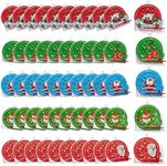 THE TWIDDLERS - 50 Mini Christmas Pinball Toy Games, 6cm - Assorted Festive Designs for Kids, Christmas Crackers, Stocking Party Gift Bag Fillers and Favours