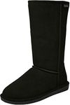 BEARPAW Women's Emma Tall Fashion Boot (9.5 B(M) US, Black)