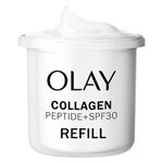 Olay Collagen Peptide Face Moisturiser Day Cream SPF 30 REFILL, Skincare with Niacinamide 99% Purity. Anti Aging Skin Care: Strengthens, Restores, Hydrates, 50ml