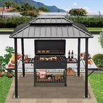 Domi 8’ x 6’ Grill Gazebo, Outdoor 