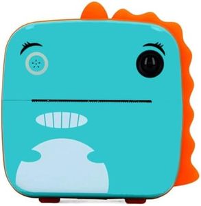 Breatoi Instant Print Camera for Kids I Digital Camera for Kids, Photo Printer Camera for Kids 50M Pixel 2.4" Screen MP3 Player Video Recording 32GB Card Supported (Not Included) - Dino