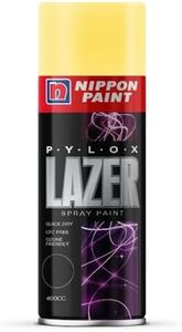 Nippon Paint Pylox 400ML Sparkle Gold Spray Paint-Quick Drying & Low Odor Aerosol Paint for Wood Metal Plastic Glass-CFC-Free Multipurpose DIY Paint for Art Craft Furniture Home Decor Automotive