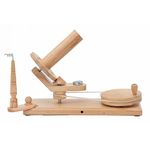 Artistic International Wooden Yarn Winder and Swift Set - Handcrafted Yarn Ball Winder for Knitting & Crocheting (Beechwood Winder)