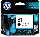 HP 61 Genuine Original Black Printer Ink Cartridge works with HP Deskjet 1000, 2000, 3000, HP Envy 4500, 5500, HP Officejet 2600, 4600 series- (CH561WA)