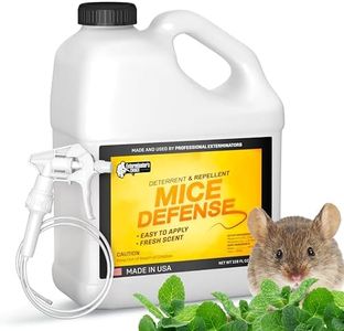 Exterminator’s Choice Mice Repellent Spray - 1 Gallon - Rodent Defense Spray for Lawns, Gardens, Attics, and Garages - Non-Toxic Deterrent - Repels Mice and Rats - Safe for Kids and Pets