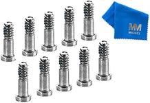 MMOBIEL 10x Bottom Screws Compatible with iPhone 12 Pro Max / 12 Pro / 12/11 Pro Max / 11 Pro / 11 / XS Max/XS/XR/X - Silver