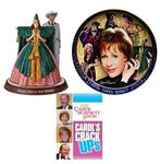 Ultimate Carol Burnett Show Commemorative Collection: Lets Bump Up the Lights (DVD) / Scarlett O'Hara Went with the Wind Figurine / Timeless Comedy Collector's Plate