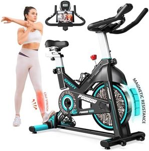 pooboo Indoor Cycling Bike, Belt Drive Indoor Exercise Bike,Stationary Bike LCD Display for Home Cardio Workout Bike Training