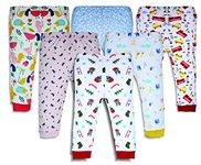 X2O Cotton Baby Pajama Pants with Rib (Unisex) (Multicolor) (Assorted Prints) (4 to 5 Years) Pants_006