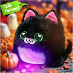 Cute Talking Predicto Fortune Telling Ball - Ask Yes or No Question & It Speaks Answer, Crystal Ball Halloween Games, Fortune Teller Costume Accessories, Light Up Halloween Toy for Teens & Kids (Cat)