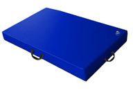 Landing Crash mats, Deluxe 15cm thick high impact, Extra large Shock Absorbing triple layered foam Gym Mats (Royal Blue)
