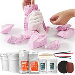 HomeBuddy Hand Casting Kit - Keepsake Hands Mold Kit with Powder Mixing Bucket, Plaster Mold, Alginate Molding Powder - hand molding kit for couples - Unique Couples, Wedding Gift - Test Kit Included