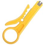 Uvital Mini Wire Stripper Economy Network Cable Cutter Portable Impact Punch Down Tool for Network Data Cable,RJ45/CAT5/CAT6,Telephone Cable,Computer UTP Cable