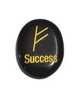 Astroghar Success Angelic Zibu Symbol Engraved Natural Black Tourmaline Crystal Inspirational Faith Pocket Word Stones Therapy Healing Prayer Stones Motivation Encouragement Crystals